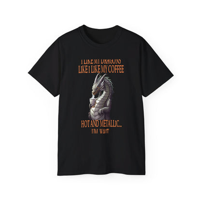 Metallic Dragon Coffee T-Shirt