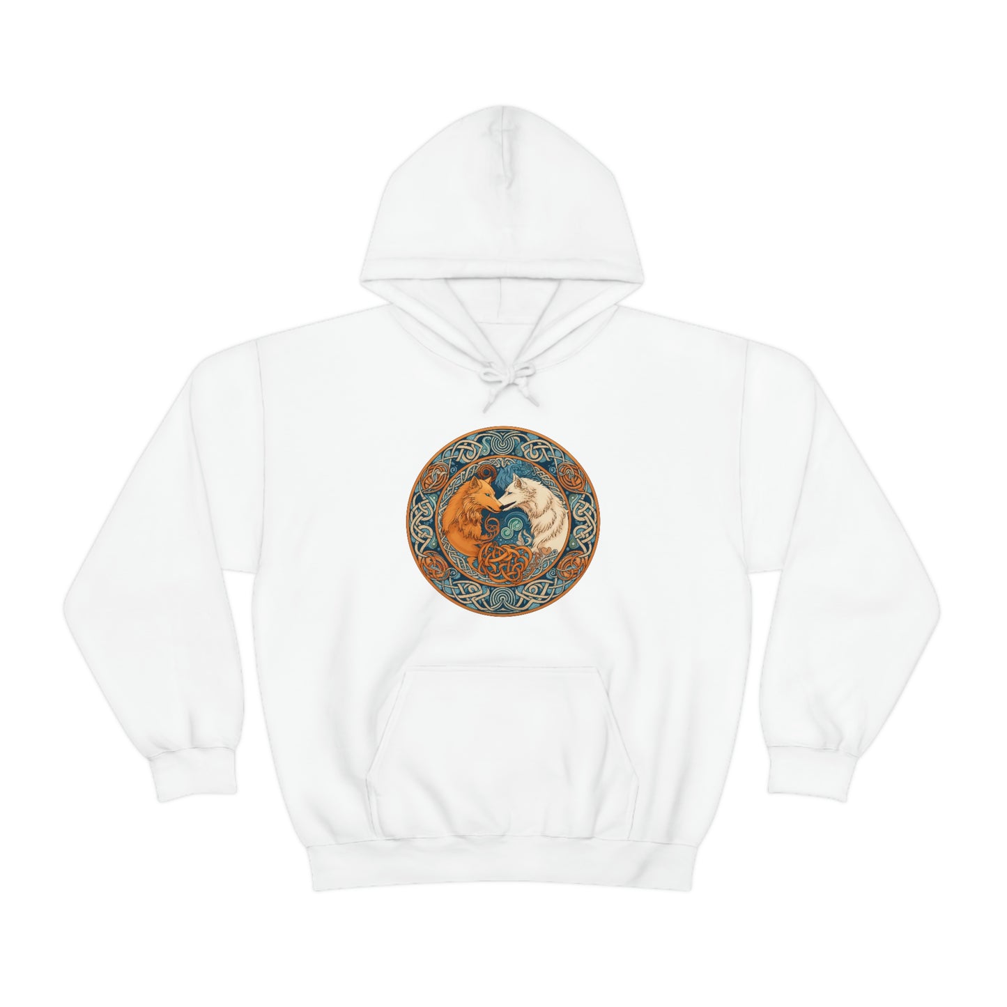 Celtic Wolf Companions Hoodie