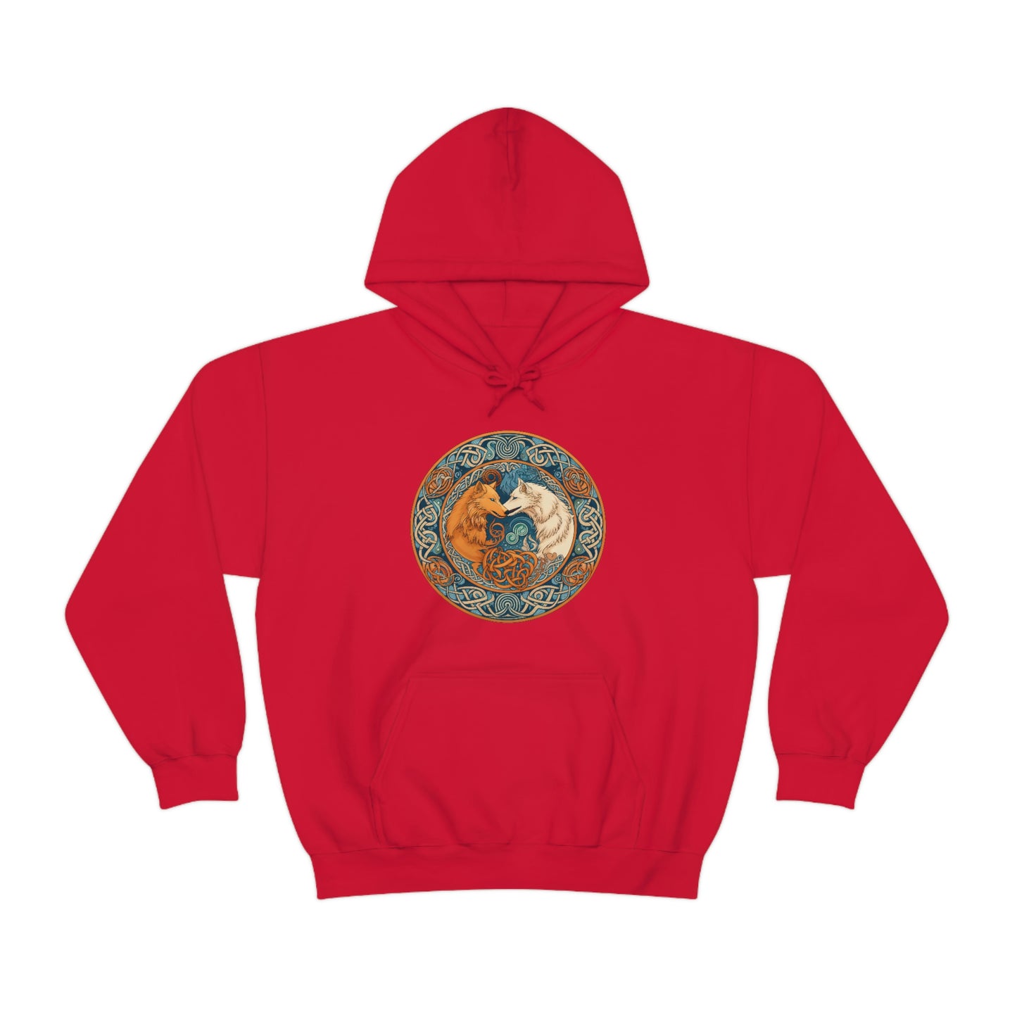 Celtic Wolf Companions Hoodie