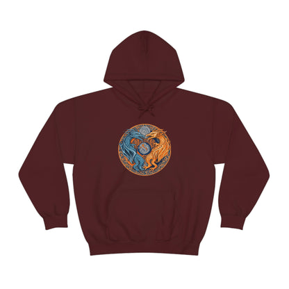 Stylized Dragons Hoodie