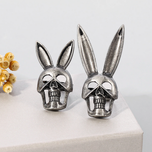 Bad Bunny Skull Ring