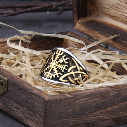 Icelandic Vegvísir Ring