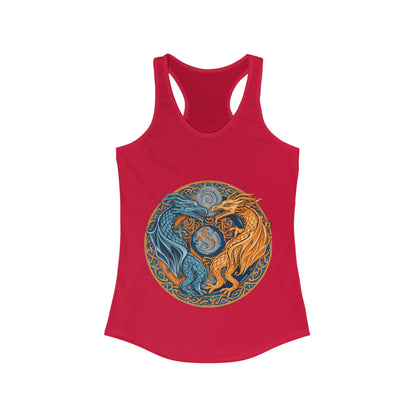 Stylized Dragons Tank Top