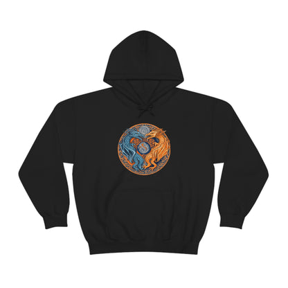 Stylized Dragons Hoodie