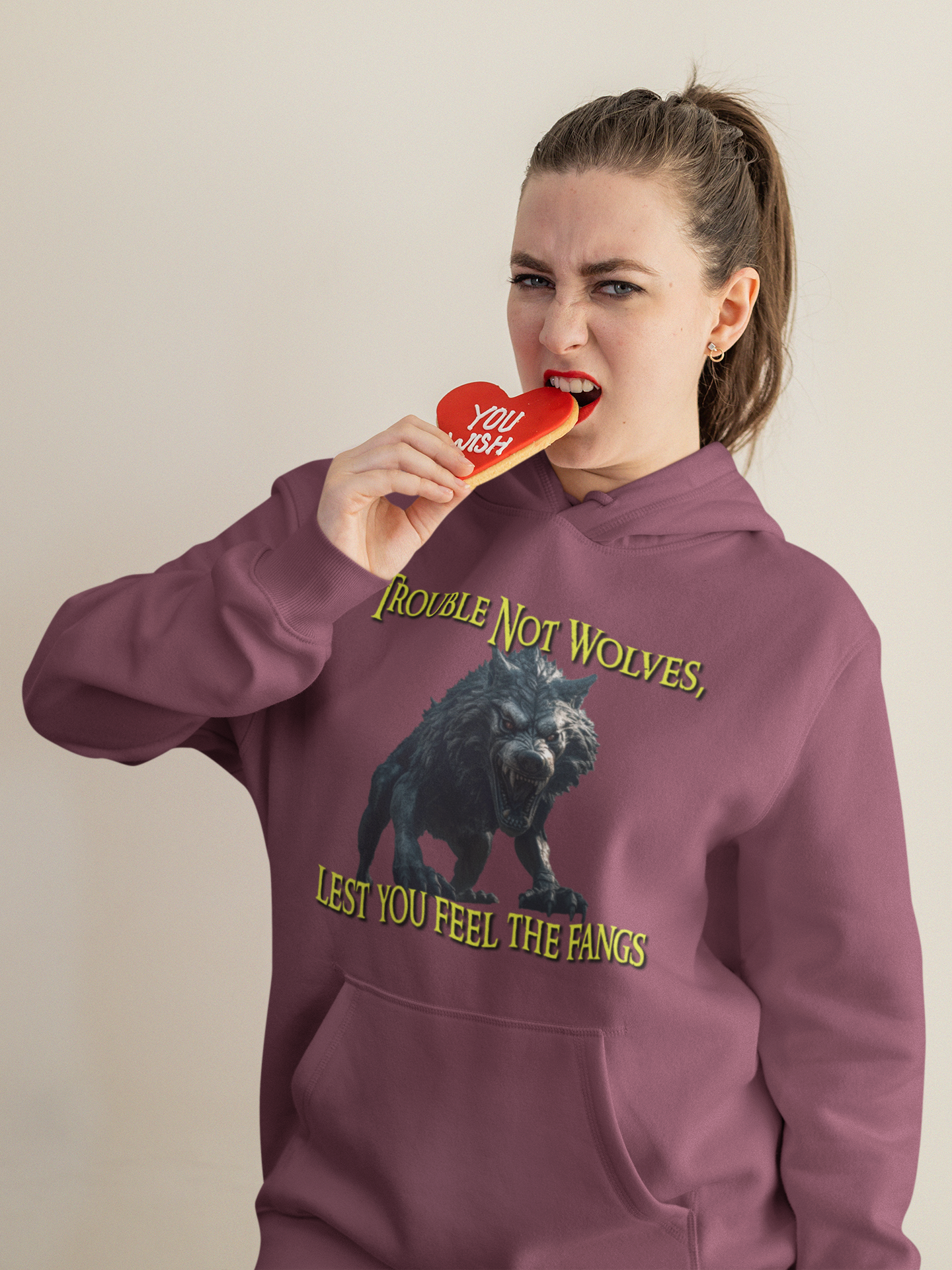 Trouble Not Wolves Hoodie