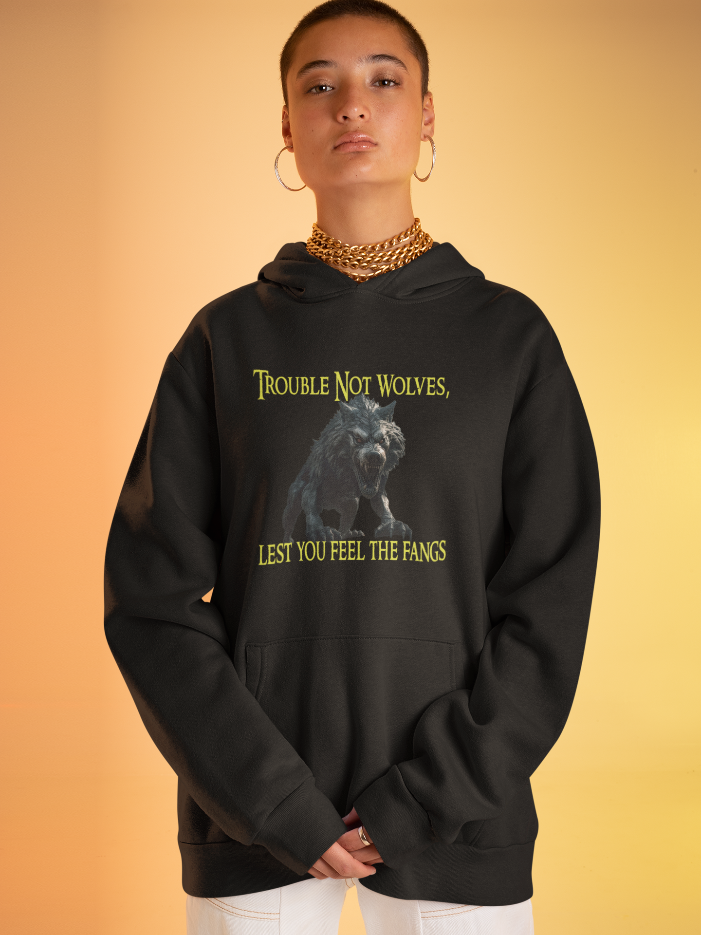 Trouble Not Wolves Hoodie