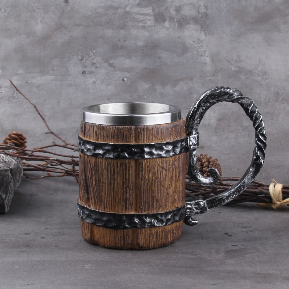 Vintage Barrel Tankard