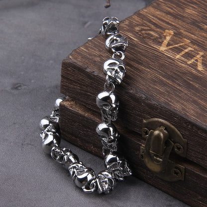 Skull Link Bracelet