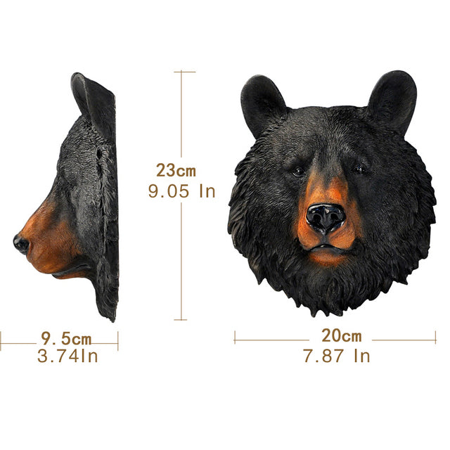 Animal Bust Wall Sculptures