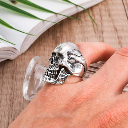 Silver Skull Ring