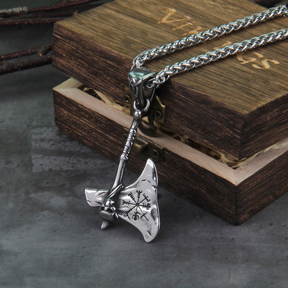 Viking Axe Pendant Necklace