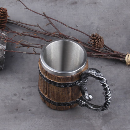 Vintage Barrel Tankard