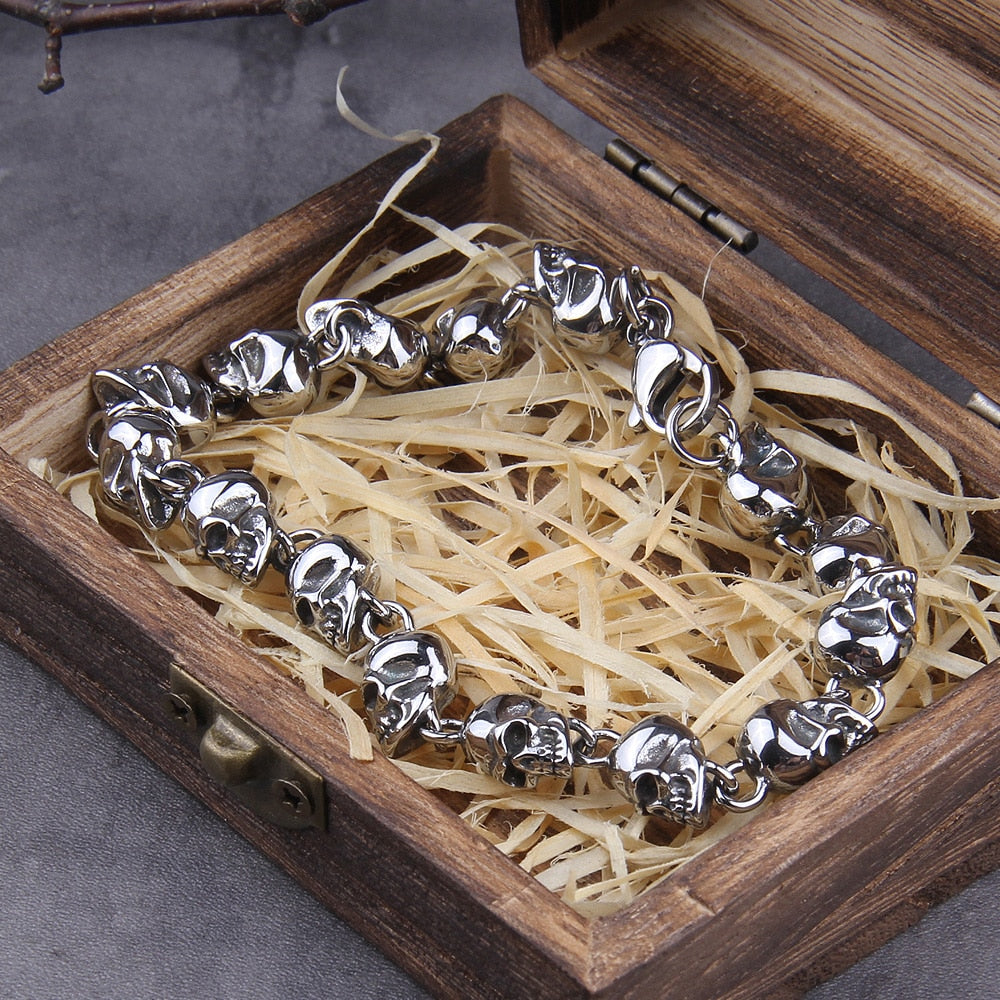 Skull Link Bracelet