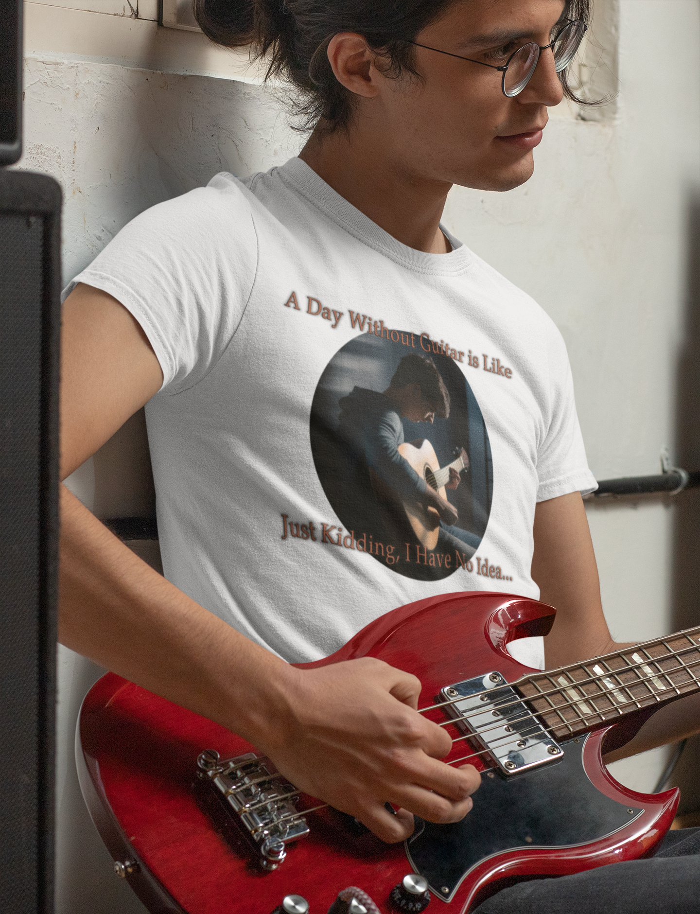 Men's A Day Without Guitar T-Shirt