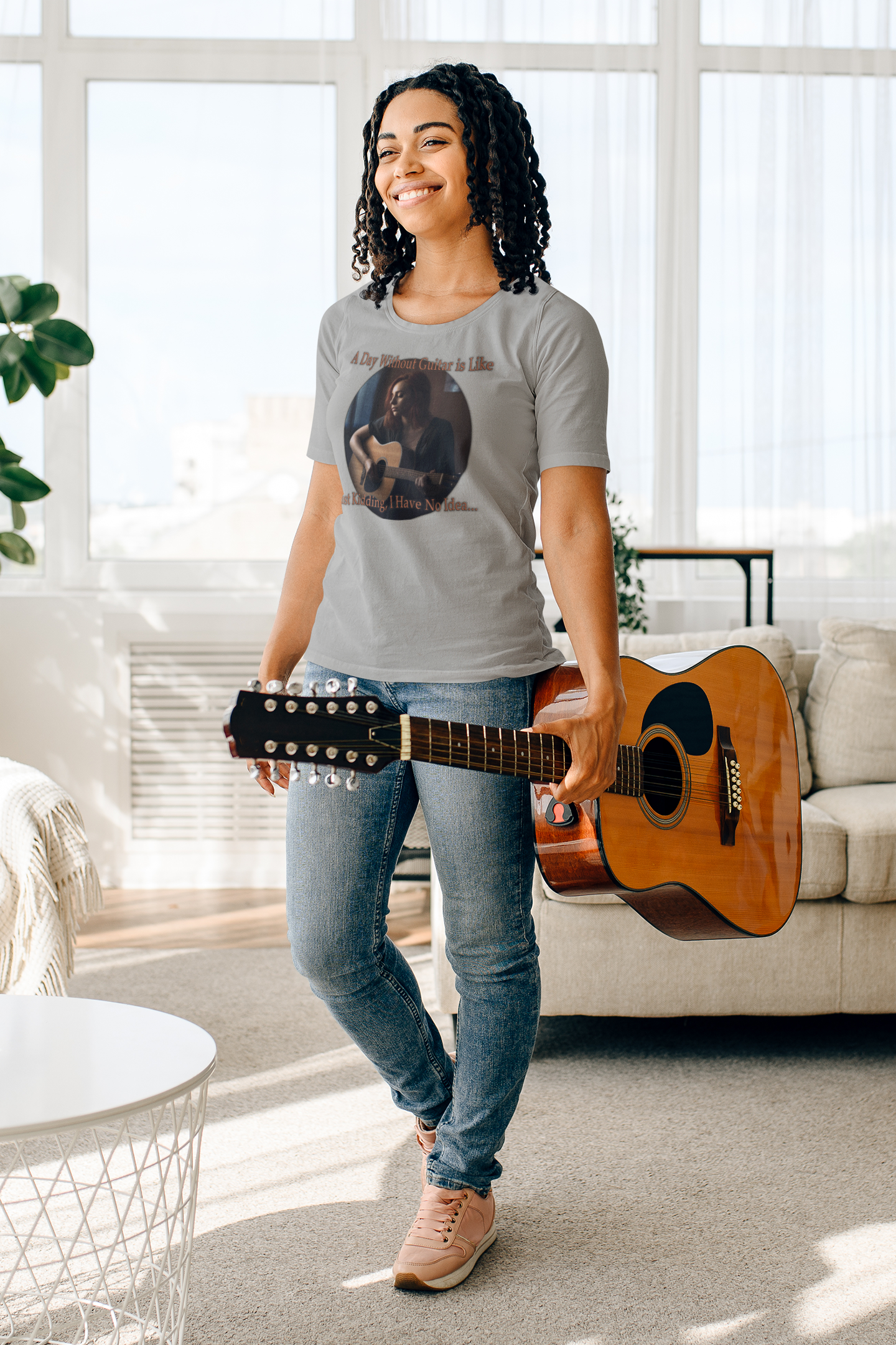 Women's A Day Without Guitar T-Shirt