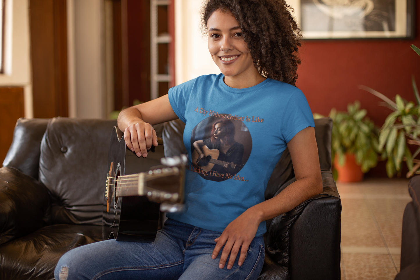 Women's A Day Without Guitar T-Shirt